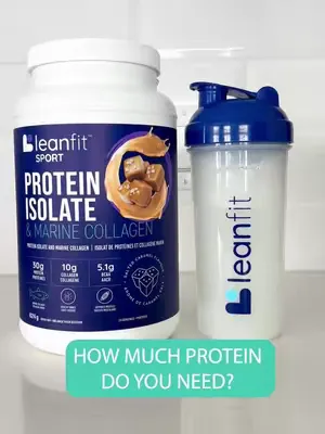 How much protein do you actually need 👀 Your protein needs, simplified.  #proteinisolate #marinecollagen #proteingoal #proteinshake 