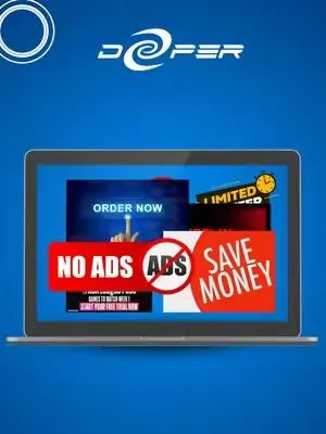 ⛔️ Ad-blockers have become an essential part of today's internet. Online ads don’t just slow your network, but track your habits, interests and may carry malicious code-malvertising! 🌐 Deeper Connect 