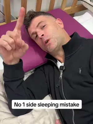 Do you do this too? 🙈 #sidesleeper #sidesleeping 