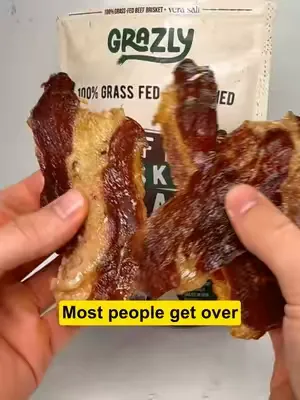 Worth every dollar for the best tasting brisket jerky. #carnivore #meat #beef #trending