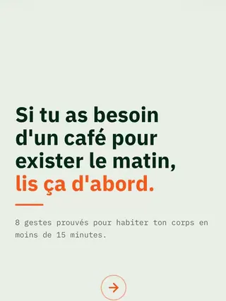 Commente « Livlab » pour recevoir notre guide pour vivre mieux et plus longtemps + décryptage des compléments alimentaires. @pierre_luc_deniel  Tu te lèves. Ton corps, lui, a encore 20 minutes de reta