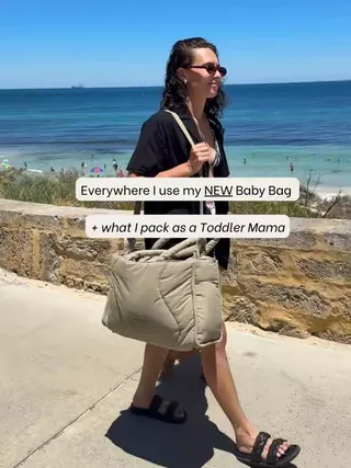 Every Mum knows you never wear the one hat… here’s how this Mama’s baby bag transitions with her 😌 #toddlerlife #toddlerlifebelike #toddlermum #toddlermusthaves #toddleressentials 