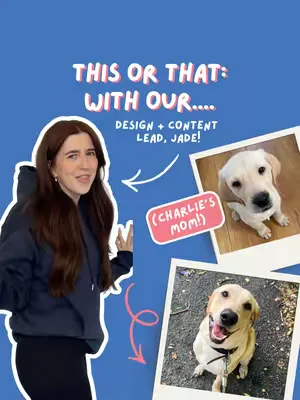 Meet the legends behind the leads 🐾🎬 We threw Jade into the This or That hot seat… no overthinking allowed 👀 Love or Money? Dogs or Cats? Dogs allowed on the bed Yes or No? The answers? Questionable. 