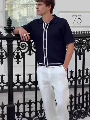 Weekend uniform in the Jorge Polo ☀️ #chéstudios #menswear #summerstyle #weekendoutfit #polo 