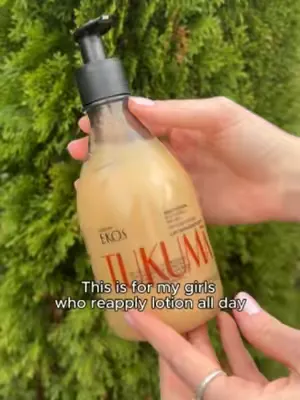 Soft skin, warm light, and nature in every drop 🌿✨#TukumaBodyLotion