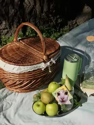 Birds chirping, leaves blowing in the wind, a calm spring picnic in the park. Your fresh happy place awaits 🍃 Can you guess what this new fresh flavor is? 👀