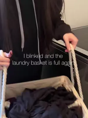 One day you start doing laundry and then you never stop 🧺🤣 #laundryday #adulting #laundrytime #cleaningroutine #funnymeme 