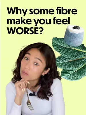 Not all fibre works the same. 🥬🌾🫘 Soluble fibre slows things down, insoluble fibre moves things along. Two foods with the amount of fibre can have different effect on your gut. 🙂‍↕️ #fiber #guthealth 