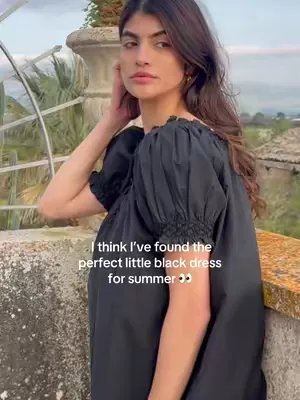 She’s coming everywhere with me 🖤#littleblackdress #summerdress #minidress #OOTD #styleinspo 