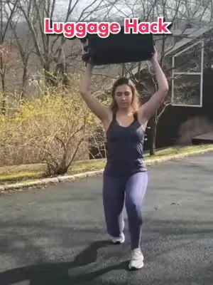 Want to stay active at home, but don't have any weights?   Tip: Our Baseline Domestic Carry-on can provide a good backup for some front loaded lunges! Pack the case to make it more challenging!   #bri