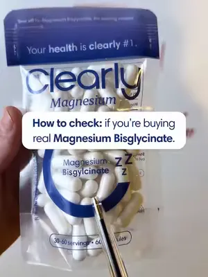 🔎 How to check if you have pure magnesium bisglycinate: Did you know that some brands add magnesium oxide to their bisglycinate? 🤯 Why is that a problem? • ❌ Poor absorption • 🚽 Laxative effect • 💸 A 