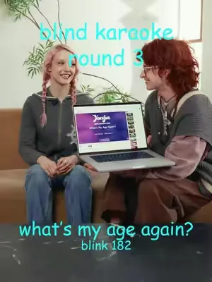 what's my age again??!! here's round 3 of blind karaoke with my pal @chloe moriondo  where will we see u on tour this fall ??? grab ur tickets at the link in my bio if u haven't already!!! 🫶