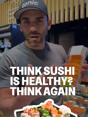 Think sushi is always a healthy choice? Think again 🍣 Between sugary rice, sauces, and fried rolls, it’s easy to overdo it. It’s not about cutting it out just knowing what you’re really eating. #Nutri