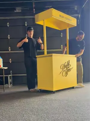 Coffee cart pop up in 15 seconds ⚡️⚡️⚡️