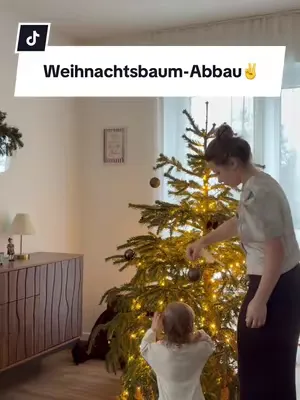 Endlich!! Wann räumt ihr euren eigentlich weg? #Weihnachtsbaum #Neujahrsputz #Reset2026 #Aufgeräumt #fürdich 