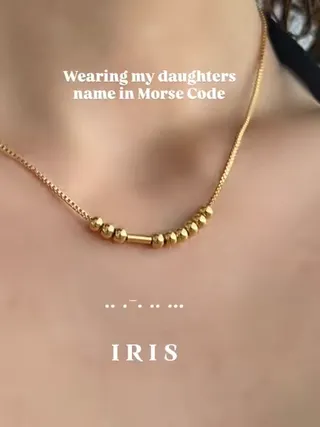 Wearing her beautiful name on me all the time 🤍🥺  #momdaughter #namenecklace #initialnecklace #daintyjewelry 