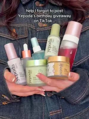 GIVEAWAY: We may have forgotten to post this on TikTok but… It’s our birthday! 🎂 What better way to celebrate than with a giveaway? You have the chance to win The Full Glow Set, plus the Limited Editi