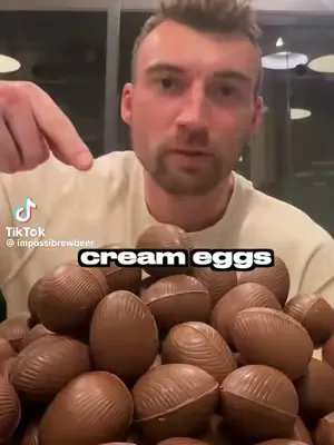 getting drunk off cream eggs? 🐣