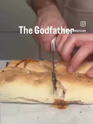 The Godfather #cheeseburger #calzone
