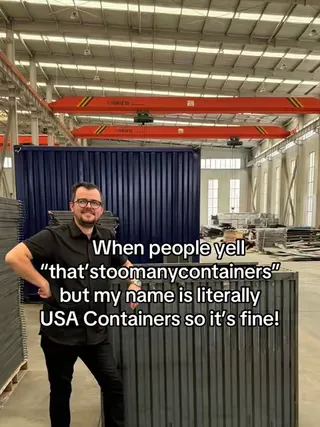 Idk who they are yelling at, but it’s not me!  Got any questions?  We are here to help!  📞 Call/Text us: 801-877-0669 🌐 Usacontainers.co  #storagecontainers #SmallBusiness #fyp #foryoupage #constructi
