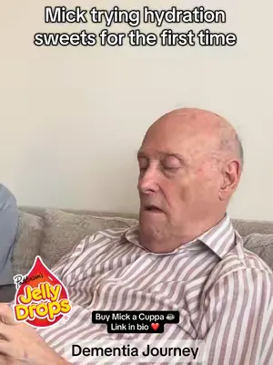 Thank you @Jelly Drops. Think it’s fair to say, Mick quite enjoyed them 😀 #dementia #dementiaawareness #vasculardementia #jellydrops 