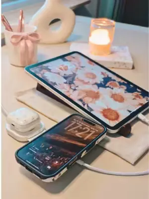 Create without limits. We’ll take care of the power!⚡️| @shade.softly | #colortok #charger #ipaddrawing 
