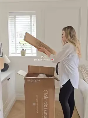 Delivery day > Everything else. #clairdelunebaby #organicbabyproducts #newbornessentials #mosesbaskets #babyessentials #nurserydecor 