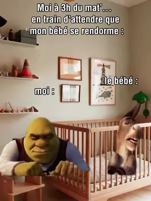 Tout passe, tout passe, tout passe...🥲 Qui est déjà passé par les phases d’insomnie de bébé… ? 😒