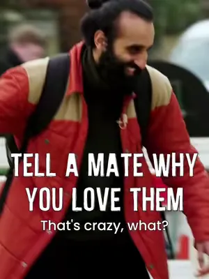 Everyone wants to hear those three little words. Even your best mate.  With @CALM, we’re helping men open up and look out for each other. Tell a mate you love them, just like PJ & Mandeep. #CALM #Camp