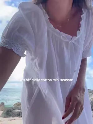 Can’t survive in anything else 🥵 #organiccotton #heatwave #nightdress #summerstyles #summerdress 