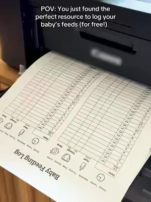 Imagine this 👀  A free, easy-to-use tool that helps you track feeds, sleeps and even diaper changes - all from the comfort of your couch. Our customized Baby Feeding Log is built with all of you paren