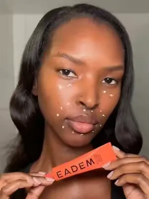 A different way to apply. Dot. Place. Treat.   The Mark Advanced Dark Spot Concentrate is sold out at Sephora but still available at @eadem.co