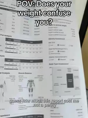 Check your full body report at home to monitor your changes #Fitness #weightloss #smartscale  #bodyfat #bodycomposition