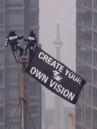 Some people wait for permission. We climb 👀🗼Create Your Own Vision #timeloopvisionz 