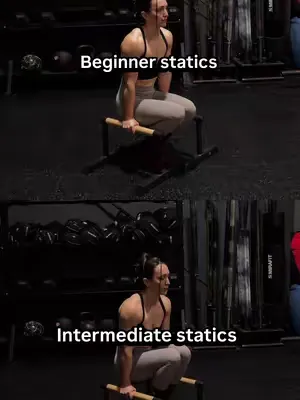 Beginner vs Intermediate statics... where are you at? 👀 The jump from beginner to intermediate isn't about doing more, it's about having more control. Master the basics first, then start pushing towar
