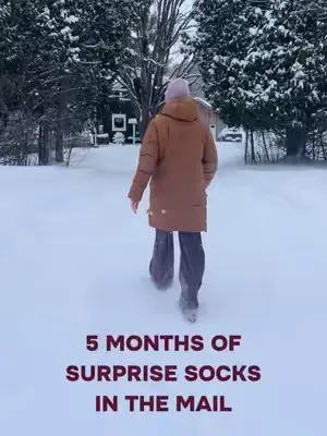 The best kind of mail to receive ✉️ Come along with us for all of 2026's sock surprises so far!