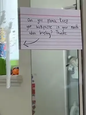 just a little reminder :) :) :) #BathroomCleaning
