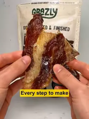 The most meticulously made jerky out there #carnivore #meat #beef #trending