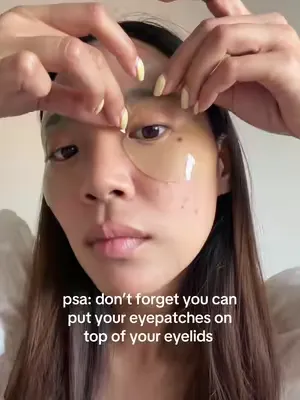 Another eyepatch hack 😘  #Yepdoa #KBeauty #EyePatches #BeautyHack #VeganSkincare 