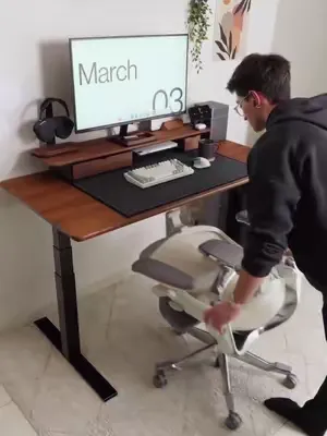 H2 Pro is the final boss of ergonomic chairs and your workspace is officially incomplete without it.    Credit to: etc_tech  #hinomi #hinomih2pro #ergonomicchair #homeoffice