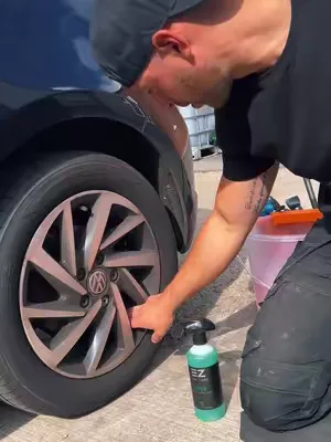 Viper Wheel Cleaner 🤩 #fyp #foryoupage #foryou #forupage #ezcarcare 
