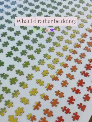 No question about it. ✨️ How many times have you thought this to yourself the over past week?  #puzzletok #cloudberriesofficial  #jigsawpuzzles #idratherpuzzle