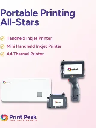 Portable Printing All-Stars 🏆 From labeling products to printing documents on the go, each PrintPeak printer has its specialty. Which one fits your style best? Let us know your favorite in the comment