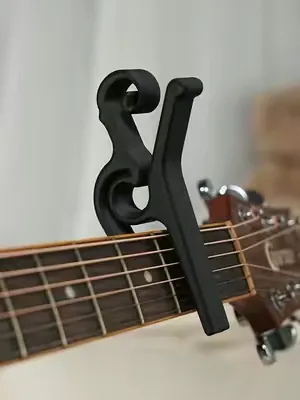 Tired of bulky, slippery guitar capos? — When PA6-CF filament meets music, the perfect tool for all guitarists is born. 🎸🎼 Filament: PA6-CF Model from MakerWorld: GLB_OZAN3D #sunlu #3dprinting #guitar
