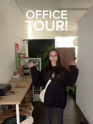 a quick look at our office revamp 🤭✨ #goodtotes #officetour #officespace #officedesign #behindthebrand 