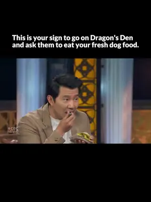 Biggest lesson from building NutriCanine? Take the shot. Even if the shot is asking a Dragon to eat dog food on national TV.🐉 Simu Liu: “it’s shockingly not bad.” Wes Hall’s dog Huxley: already a loya