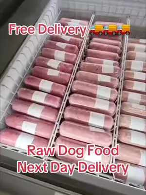 Raw frozen dog available for next day delivery. Order before 2 ‘o clock Monday to Thursady for next day free delivery.#tiktok #tiktokshop #rawdogfood #freedelivery👍👍👍 #tikokmademebuylt #bestseller #pe
