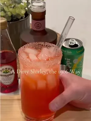 She’s dirty, she’s delicious, she’s hangover-free    Recipe: Sugar Rim Sugar or fine sprinkles  Honey  Grab your fave glass.  Swirl rim in honey. Dip rim in sugar or sprinkles + set aside.  Dirty Shir