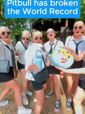 🏆 IT'S OFFICIAL: WORLD RECORD SMASHED! 🦅💥 Pitbull + 65,000 Bald-E's + BST Hyde Park = history made. 👉 Guinness World Record: CONFIRMED. 🌍✨ CleanBoss, co-founded by @pitbull, was right there in the mid