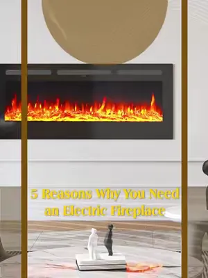 5 Reasons Why You Need an Electric Fireplace #smallbeeuk #fireplace #electricfireplace  #fireplacemakeover #livingroomdecor